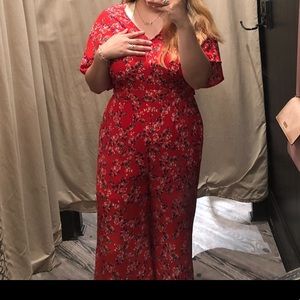 Francesca’s Open Back Jumpsuit